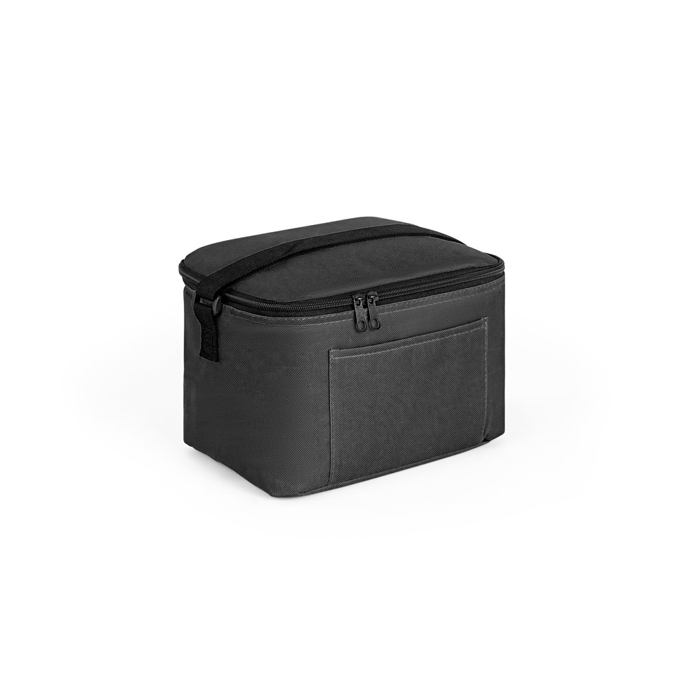 CANCUN. Borsa termica in poliestere riciclato 600D con cinghia regolabile 7 L