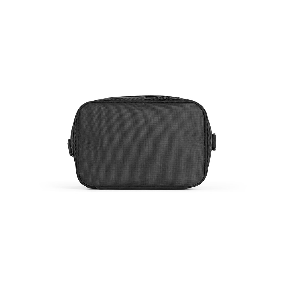 CANCUN. Borsa termica in poliestere riciclato 600D con cinghia regolabile 7 L