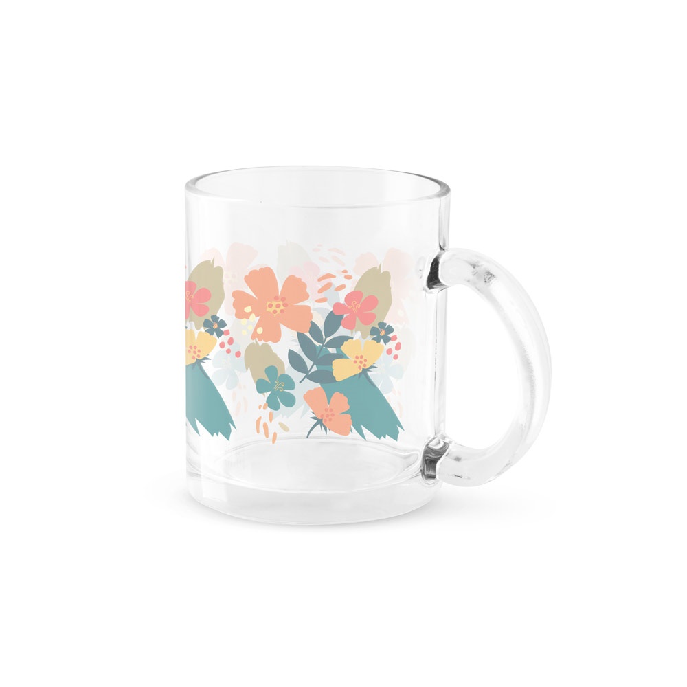 CARMO. Tazza in vetro per sublimazione 350 mL