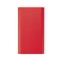 CASSINI. Power bank da 4'000 mAh con caricatore wireless da 5W in alluminio riciclato (100% rAL)