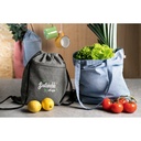 CHANCERY. Zaino a sacca in cotone riciclato (70%), poliestere (30% rPET) (140 g/m²)