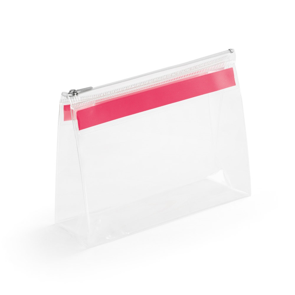 CHASTAIN. Pochette in EVA trasparente con cerniera