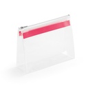 CHASTAIN. Pochette in EVA trasparente con cerniera