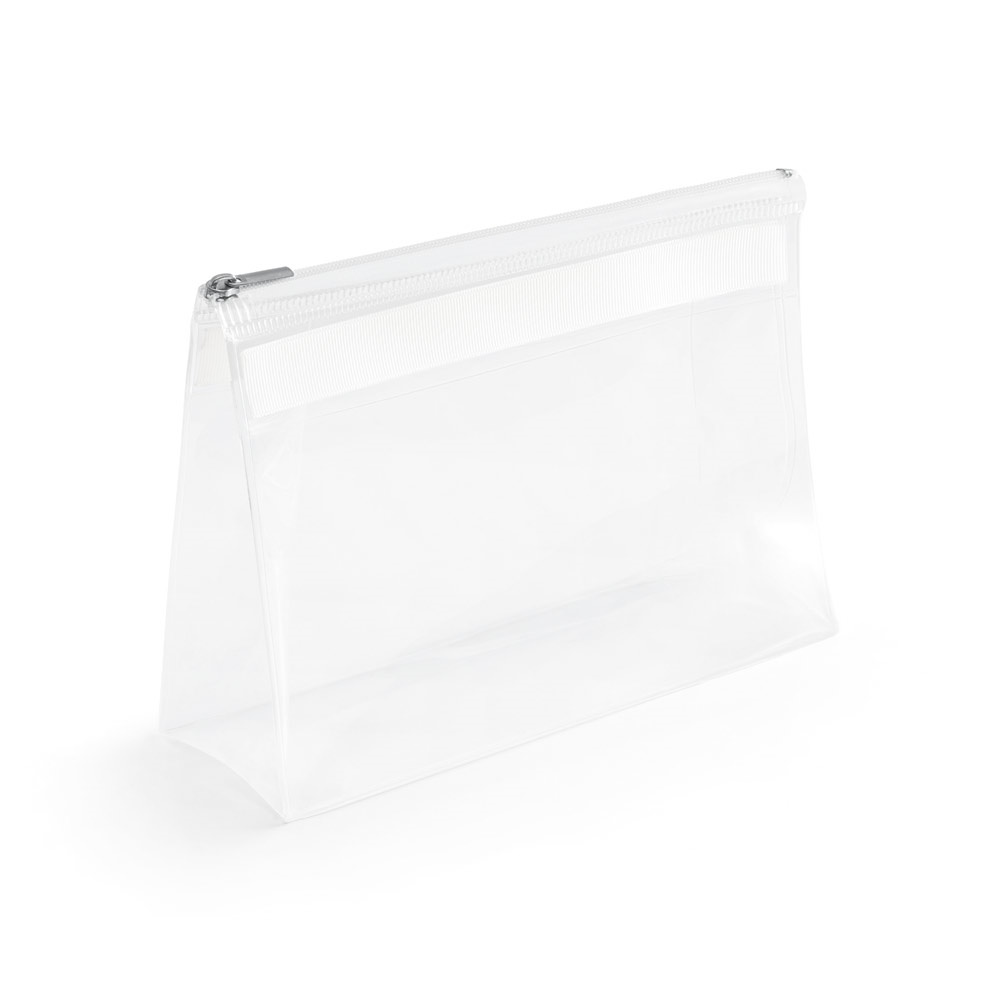CHASTAIN. Pochette in EVA trasparente con cerniera