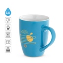 CINANDER. Tazza in ceramica con finitura lucida, 370 ml