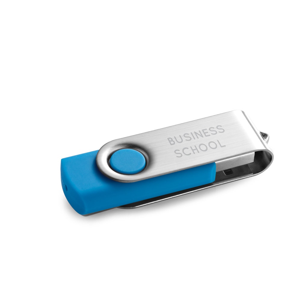 CLAUDIUS 16GB. Chiavetta USB da 16 GB con clip in metallo