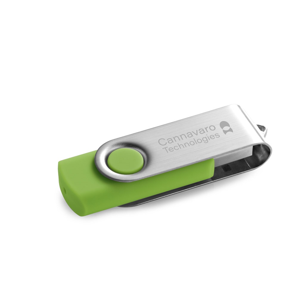 CLAUDIUS 8GB. Chiavetta USB da 8 GB con clip in metallo