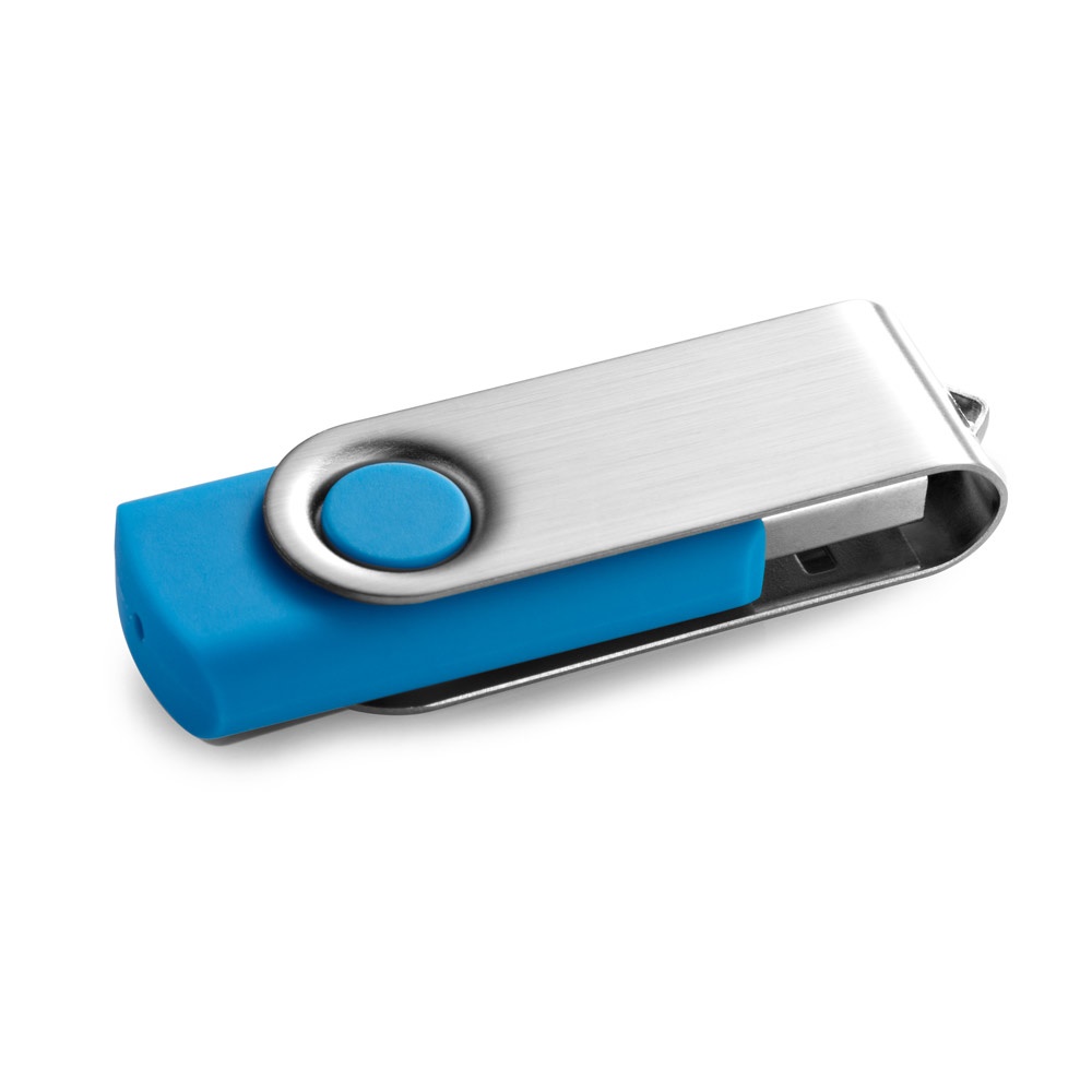 CLAUDIUS 8GB. Chiavetta USB da 8 GB con clip in metallo