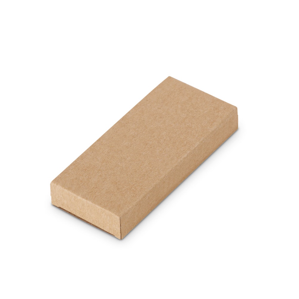 CLERK. Power bank da 8'000 mAh con pannello solare in alluminio 100% riciclato