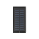 CLERK. Power bank da 8'000 mAh con pannello solare in alluminio 100% riciclato