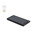 CLERK. Power bank da 8'000 mAh con pannello solare in alluminio 100% riciclato