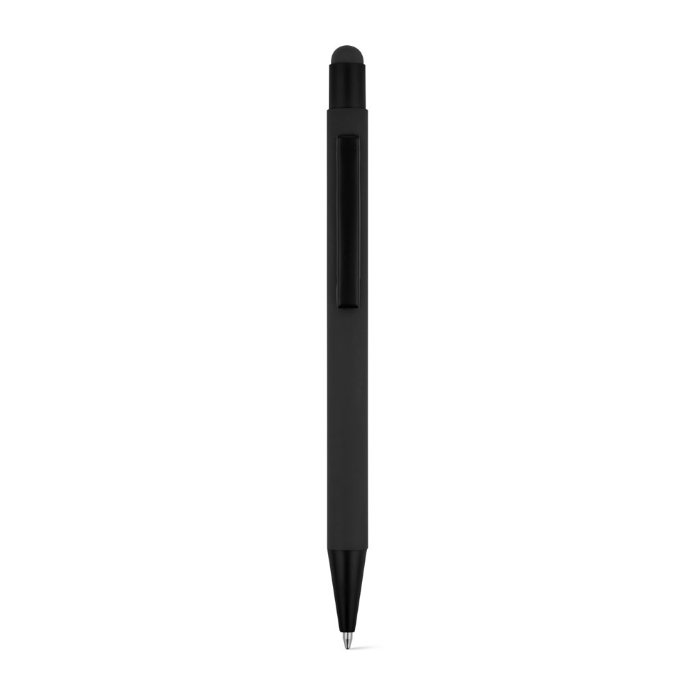CLINT TOUCH. Penna a sfera dal design moderno, realizzata in alluminio riciclato (100% rAL) con finitura gommata