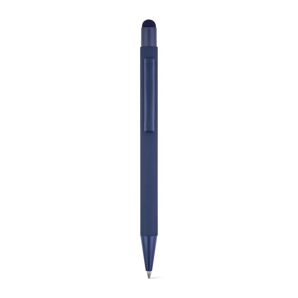 CLINT TOUCH. Penna a sfera dal design moderno, realizzata in alluminio riciclato (100% rAL) con finitura gommata