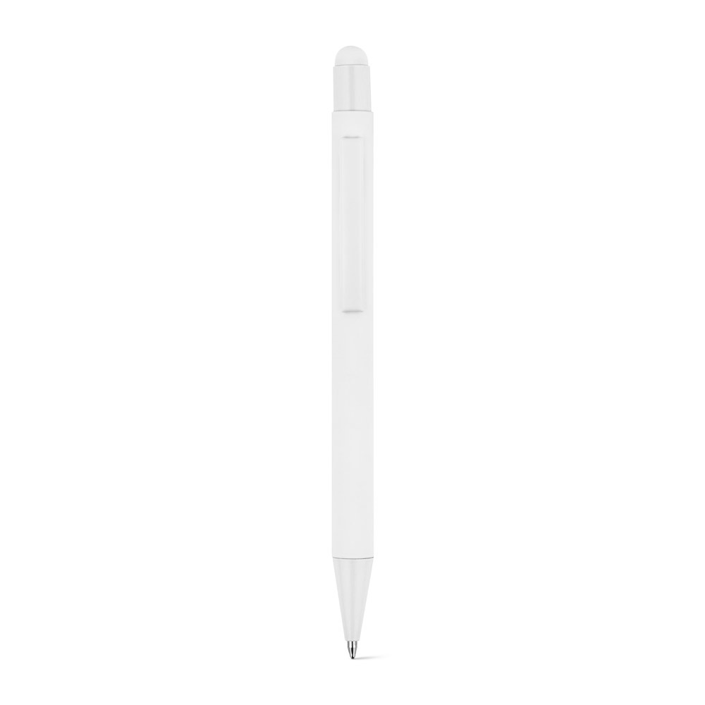 CLINT TOUCH. Penna a sfera dal design moderno, realizzata in alluminio riciclato (100% rAL) con finitura gommata