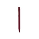 CLINT. Penna a sfera in alluminio riciclato (100% rAL) con finitura in gomma