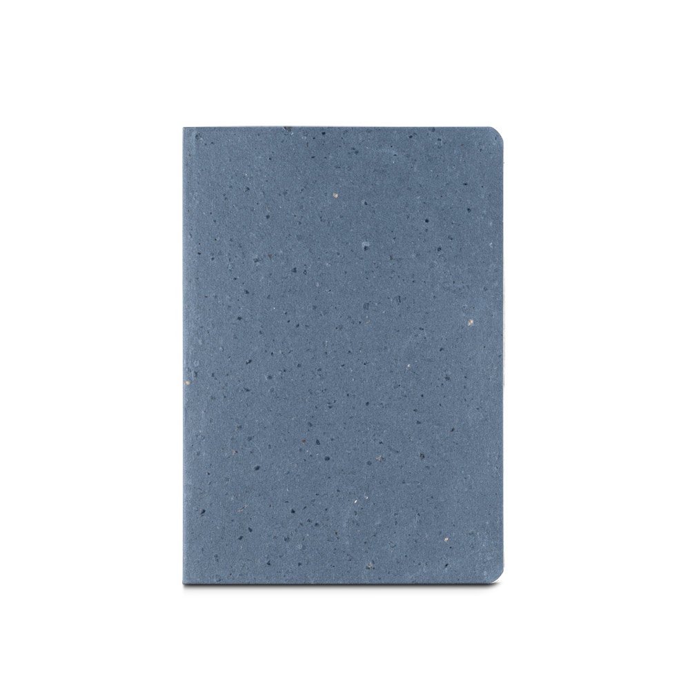 COFFEEPAD SEMI-RIGID. Block notes A5 con copertina semirigida fabbricata attraverso gli scarti della buccia di caffé (65%)