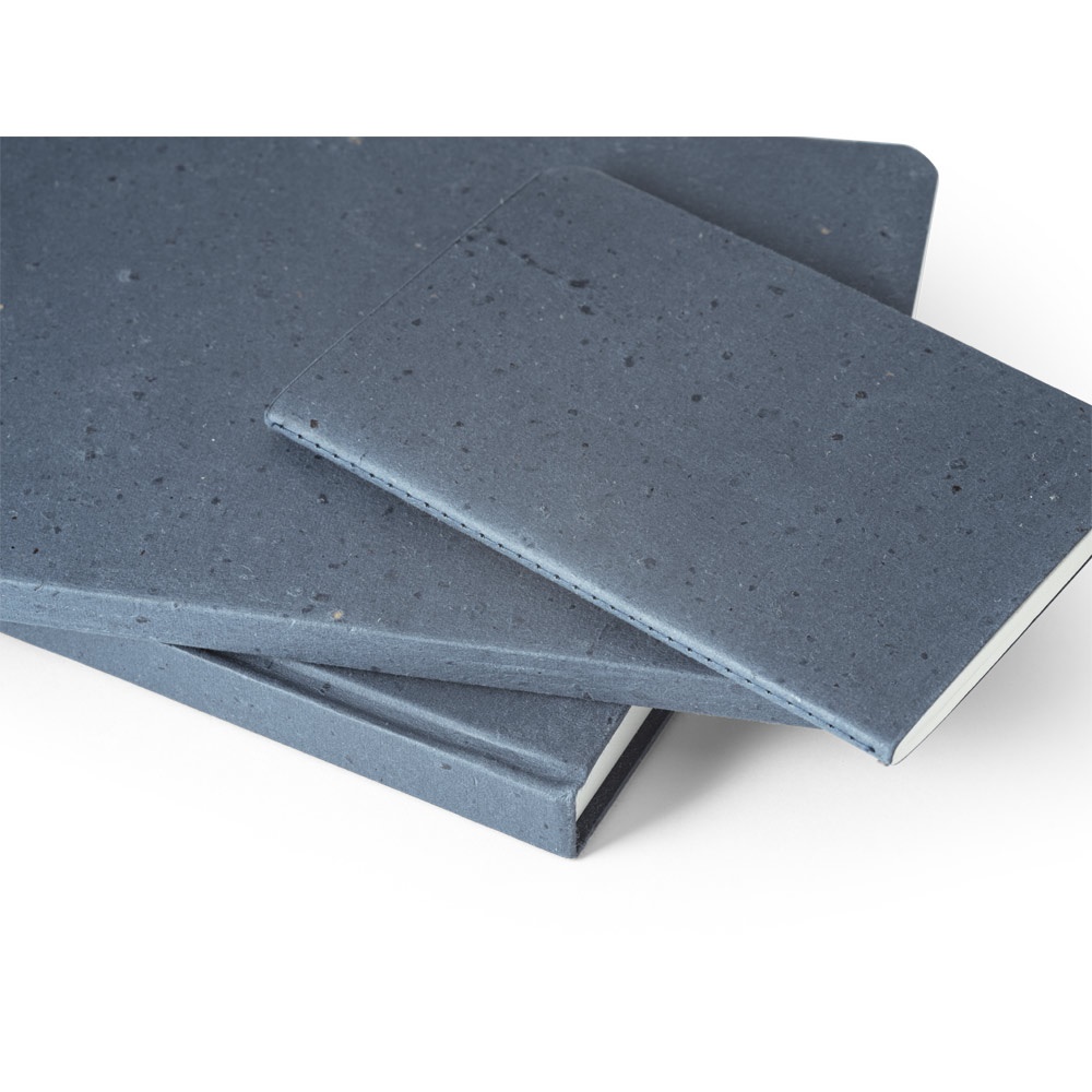COFFEEPAD SEMI-RIGID. Block notes A5 con copertina semirigida fabbricata attraverso gli scarti della buccia di caffé (65%)