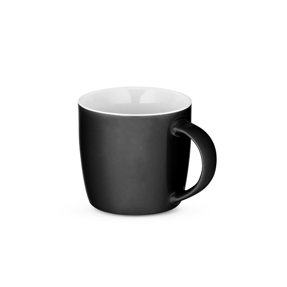 COMANDER. Tazza in ceramica con finitura lucida, 370 ml