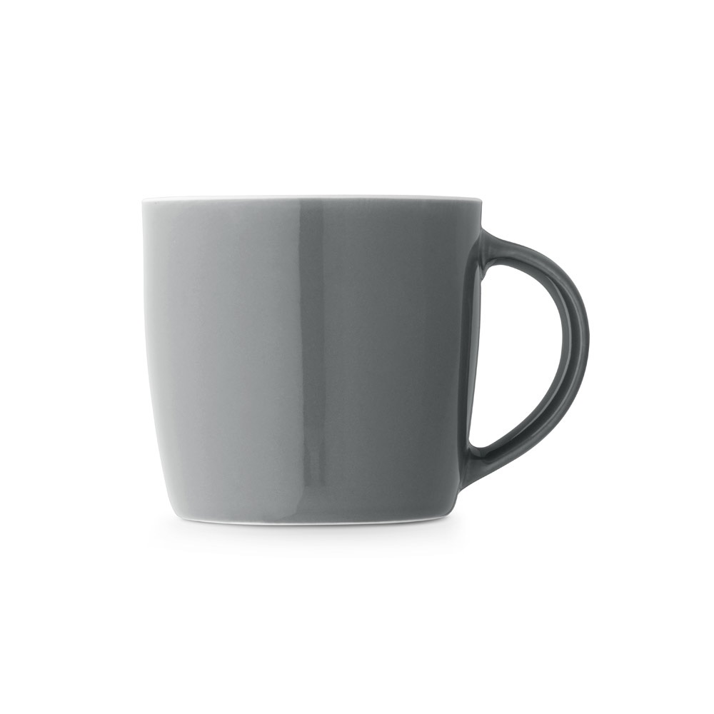 COMANDER. Tazza in ceramica con finitura lucida, 370 ml