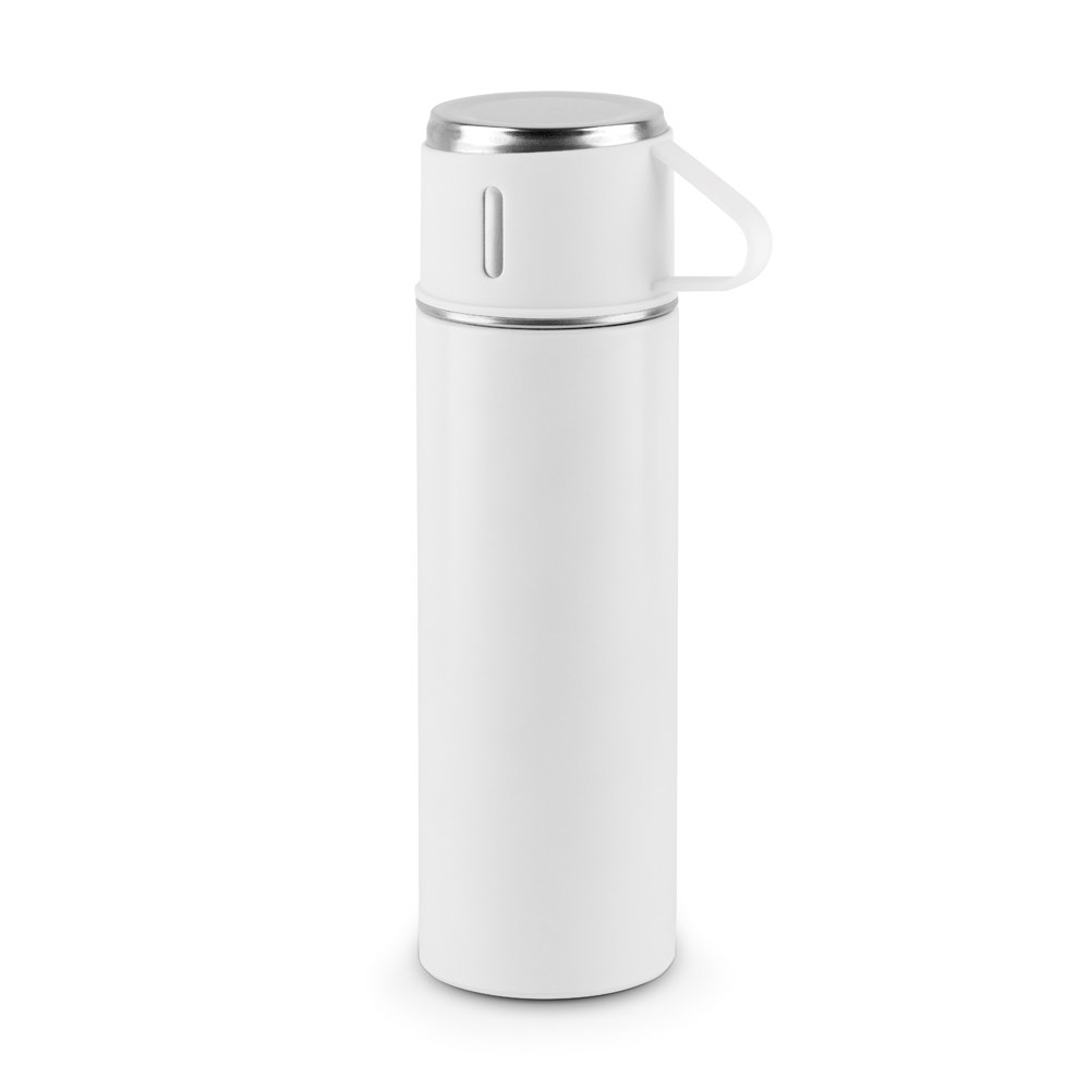 COMANECI. Borraccia in acciaio inox con doppia parete (90% riciclato) con finitura opaca 490 mL