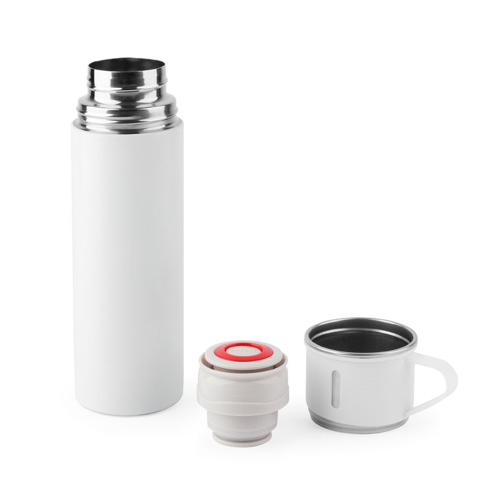 COMANECI. Borraccia in acciaio inox con doppia parete (90% riciclato) con finitura opaca 490 mL