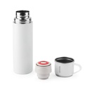 COMANECI. Borraccia in acciaio inox con doppia parete (90% riciclato) con finitura opaca 490 mL