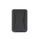 CONNOR. Porta tessere magnetico in similpelle, si fissa facilmente sul retro del cellulare e offre protezione RFID