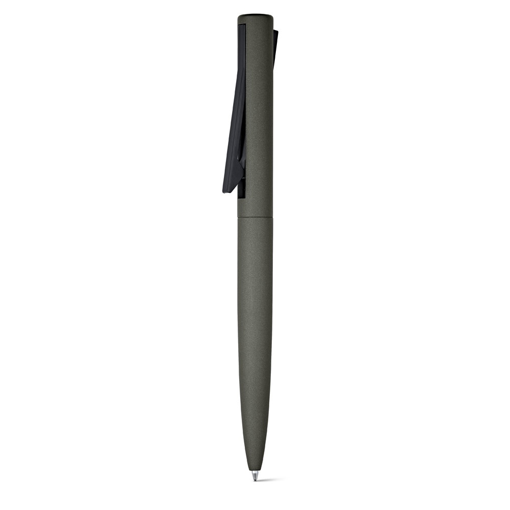 CONVEX. Penna a sfera in alluminio riciclato (100% rAL) e ABS riciclato (100% rABS) con clip