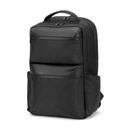 COPENHAGEN. Zaino in twill riciclato idrorepellente con due ampie tasche anteriori da 17'3"