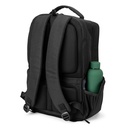 COPENHAGEN. Zaino in twill riciclato idrorepellente con due ampie tasche anteriori da 17'3"