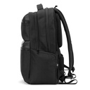 COPENHAGEN. Zaino in twill riciclato idrorepellente con due ampie tasche anteriori da 17'3"