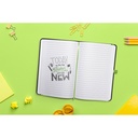 CORBIN. Block notes A5 in PU con pagine a righe