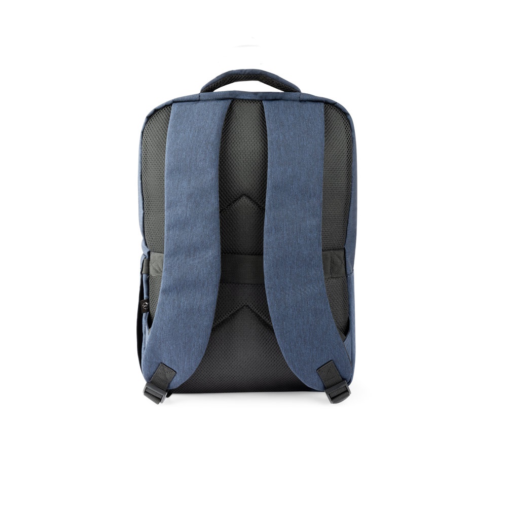 COVENTRY. Zaino porta laptop completamente imbottito in poliestere riciclato ad alta densità 300D e fodera in poliestere riciclato 210D 15.6'