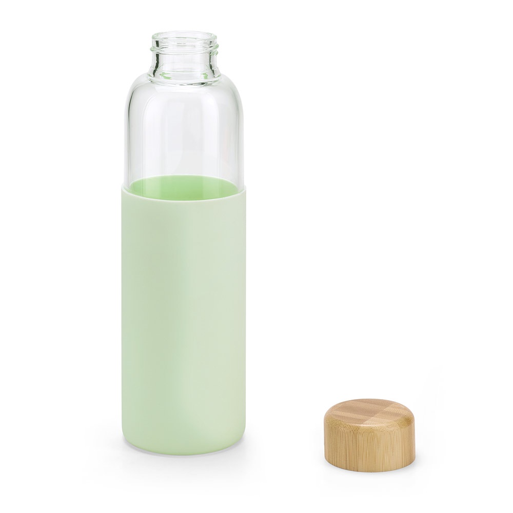 DAKAR. Borraccia in vetro borosilicato e bambù 600 mL