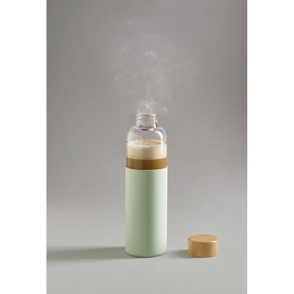 DAKAR. Borraccia in vetro borosilicato e bambù 600 mL