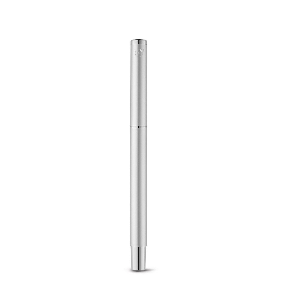 DANEY. Penna roller in alluminio riciclato (100% rAL) con clip