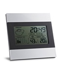 DENE. Stazione meteo da tavolo con schermo LCD in alluminio e ABS
