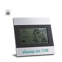 DENE. Stazione meteo da tavolo con schermo LCD in alluminio e ABS