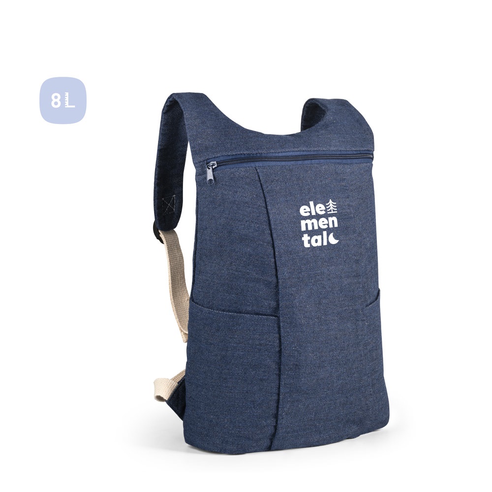 DENIM BPACK. Zaino sportivo in denim (300 g/m²)
