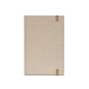 DICKINSON. Quaderno A5 con copertina rigida in carta di canna da zucchero (80% canna da zucchero) con pagine a righe