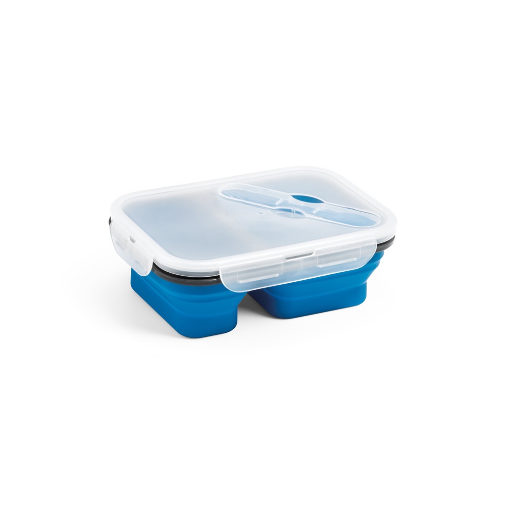 DILL. Porta pranzo. Contenitore ermetico in silicone e PP (480 e 760 mL)