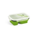 DILL. Porta pranzo. Contenitore ermetico in silicone e PP (480 e 760 mL)