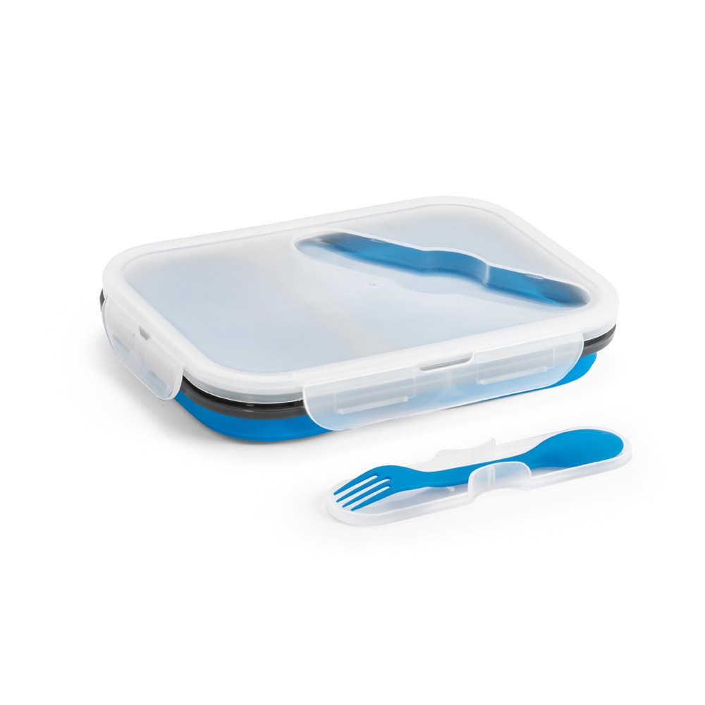 DILL. Porta pranzo. Contenitore ermetico in silicone e PP (480 e 760 mL)