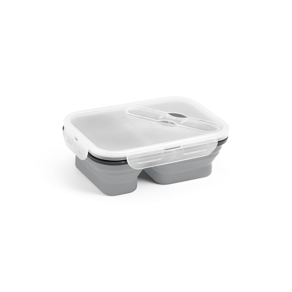 DILL. Porta pranzo. Contenitore ermetico in silicone e PP (480 e 760 mL)
