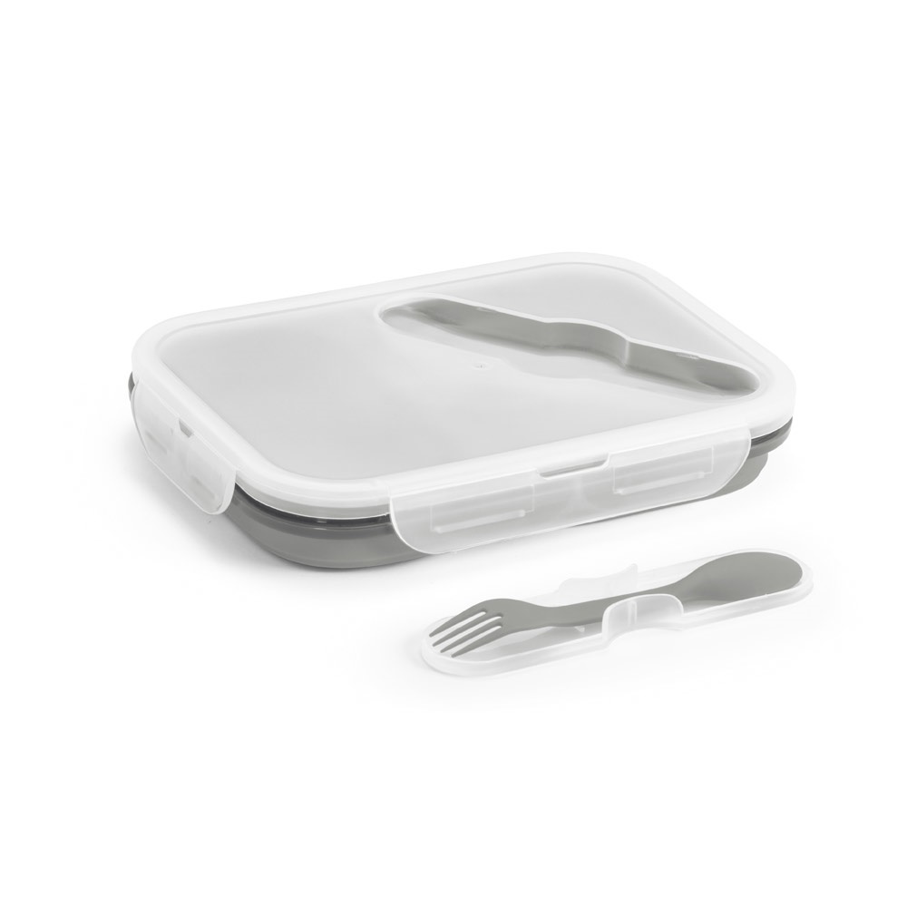 DILL. Porta pranzo. Contenitore ermetico in silicone e PP (480 e 760 mL)