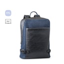 DIVERGENT BACKPACK I. Zaino porta PC fino a 15'6'' in denim e PU