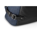DIVERGENT BACKPACK I. Zaino porta PC fino a 15'6'' in denim e PU