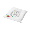 DRAWS. Zaino a sacca con disegno da colorare (80 g/m²)