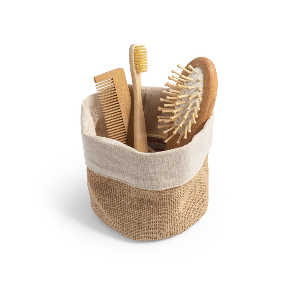 DUCASSE. Sacco multiuso in juta (260g/m²) e cotone (120g/m²)