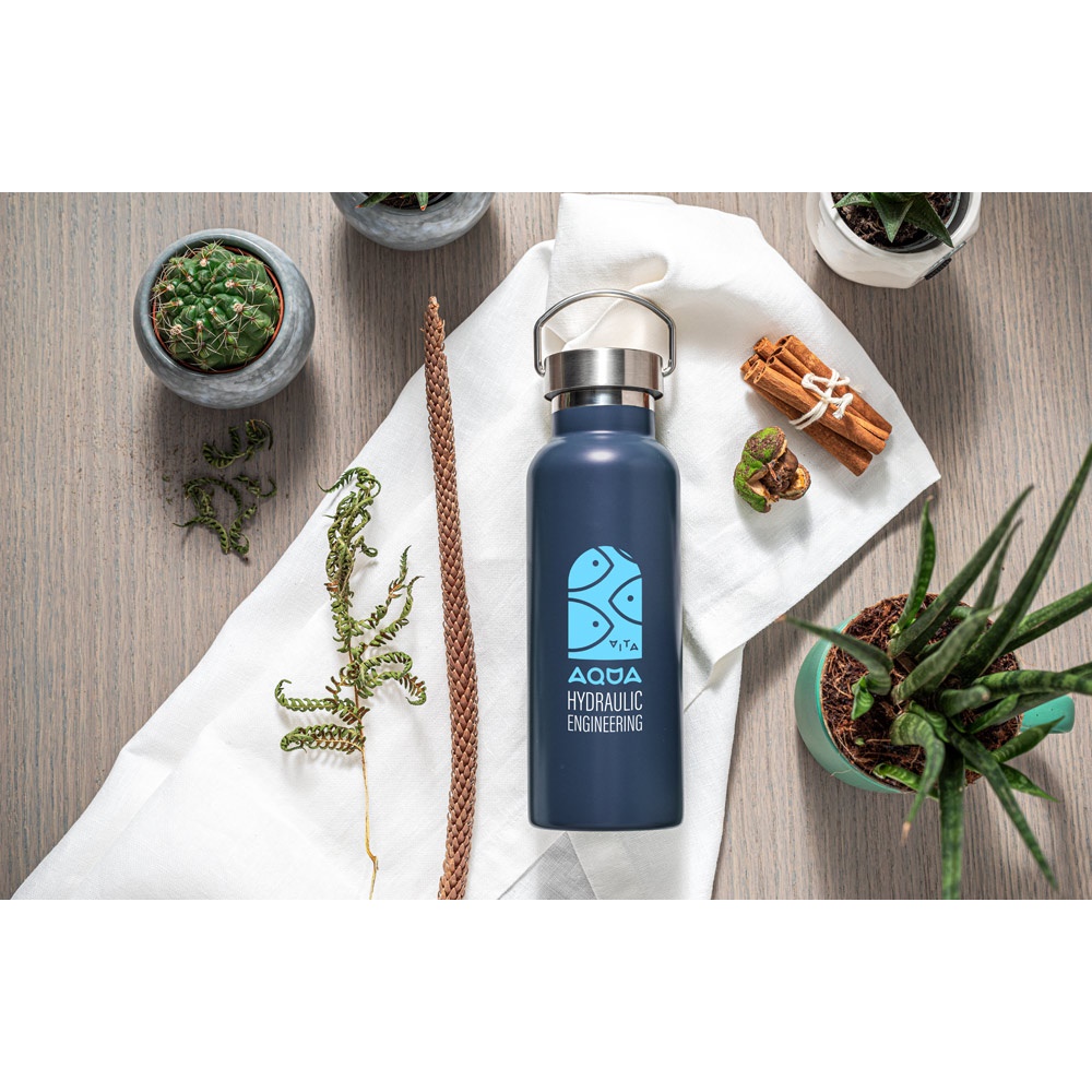 DUPLANTIS. Borraccia in acciaio inox (36% riciclato) con isolamento doppia parete 810 mL